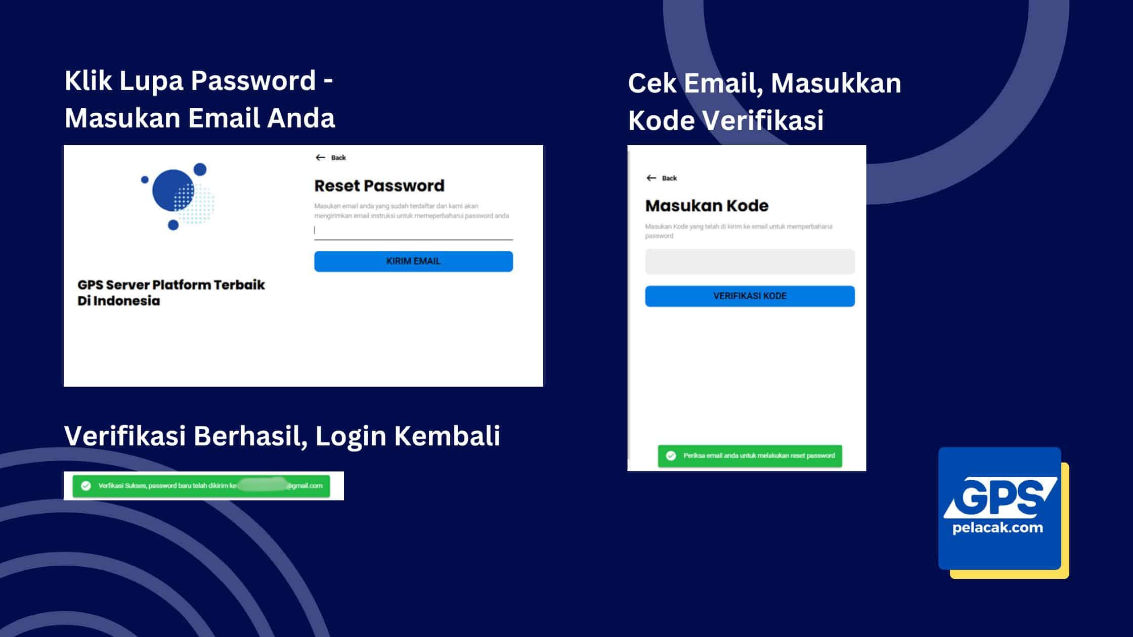 cara lupa password onetime gps pelacak