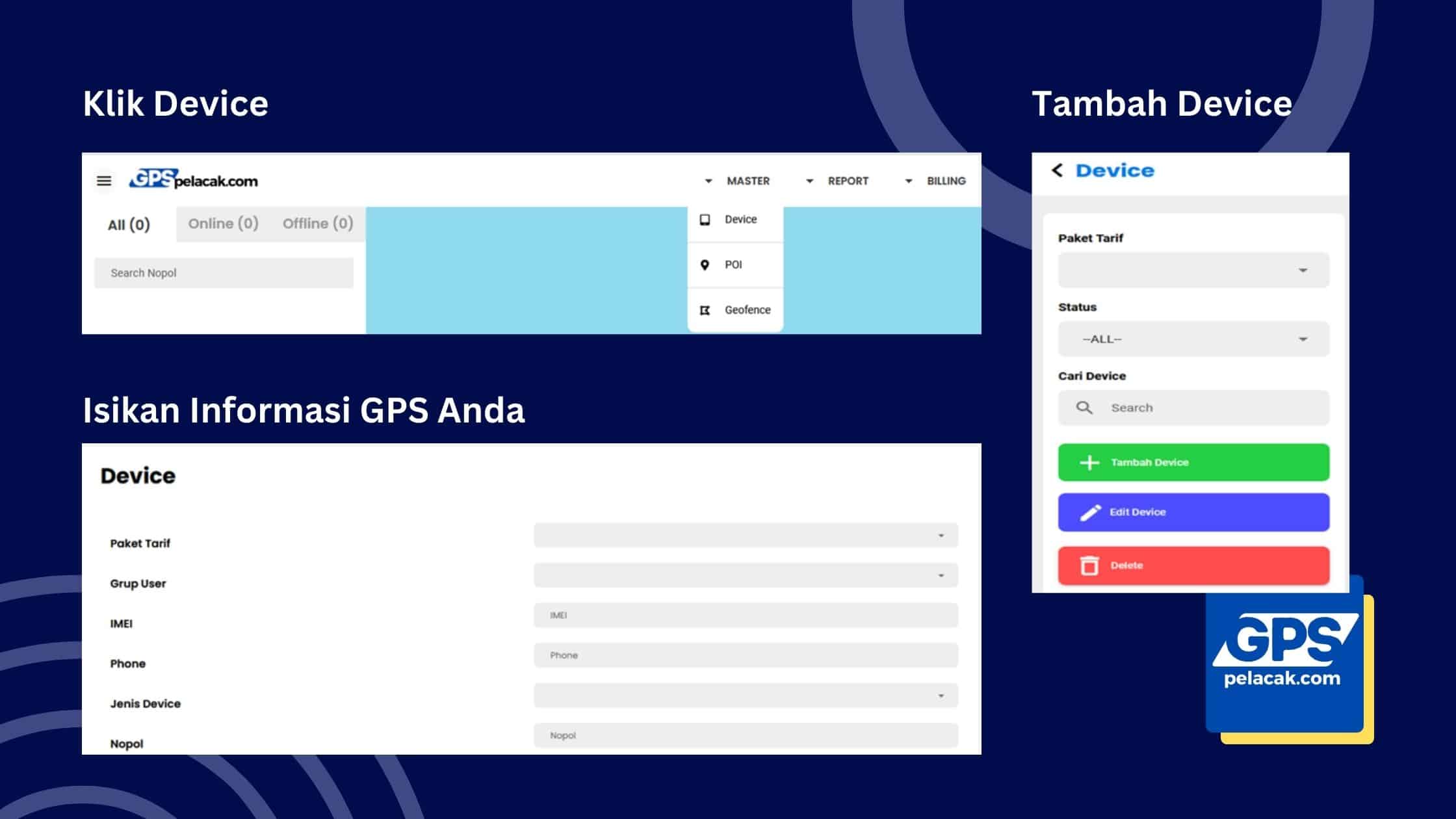 setting gps onetime server