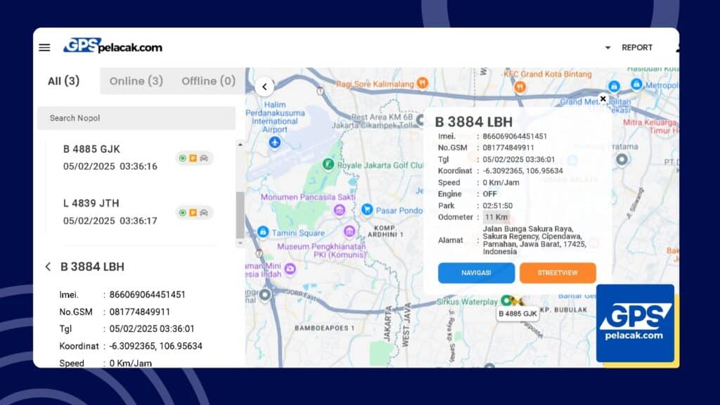 Server GPS tracker Gratis di Indonesia – OneTime GPS
