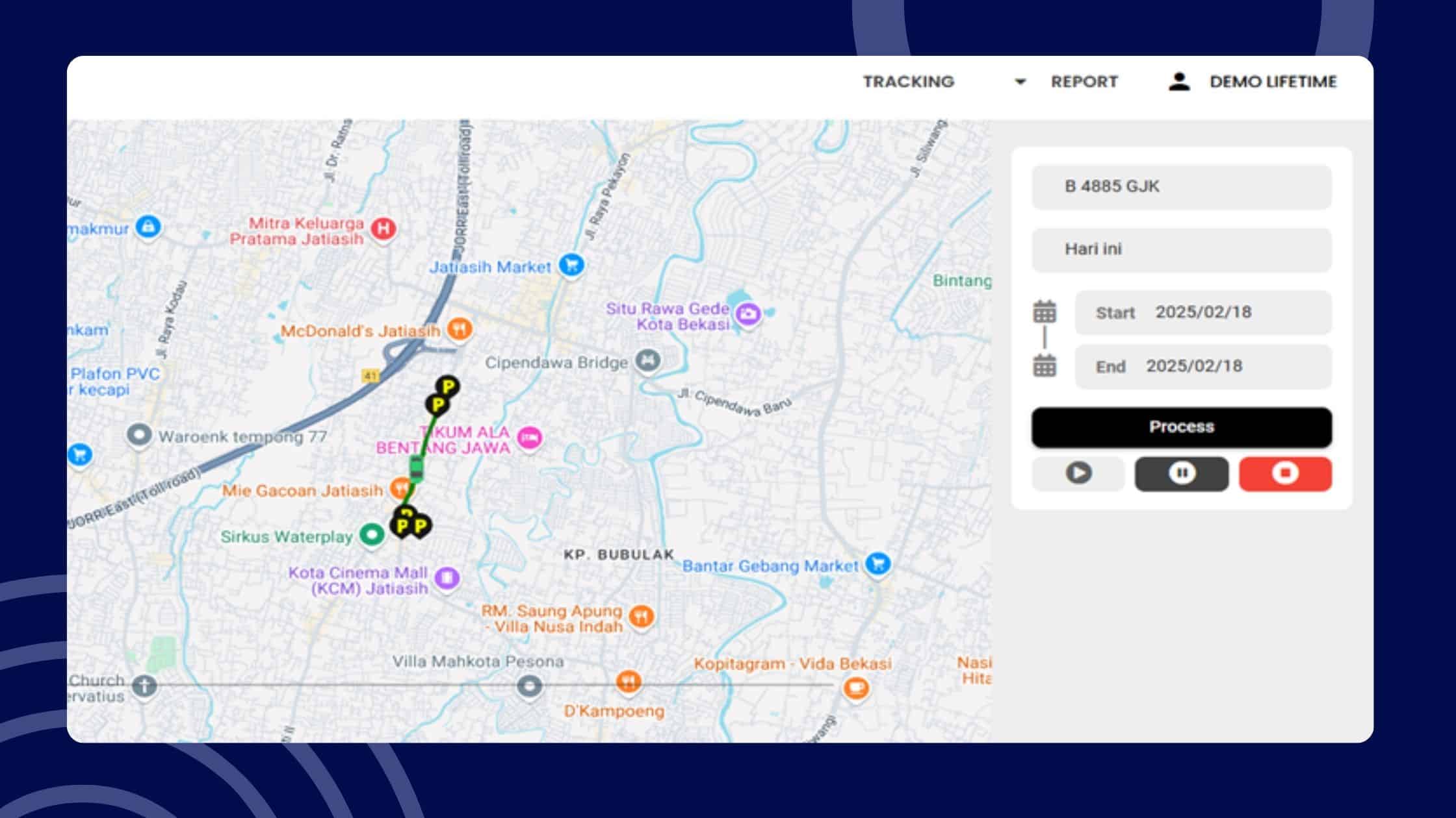 panduan fitur playback gps