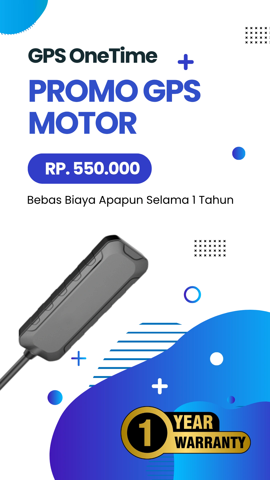 harga jual alat gps motor murah