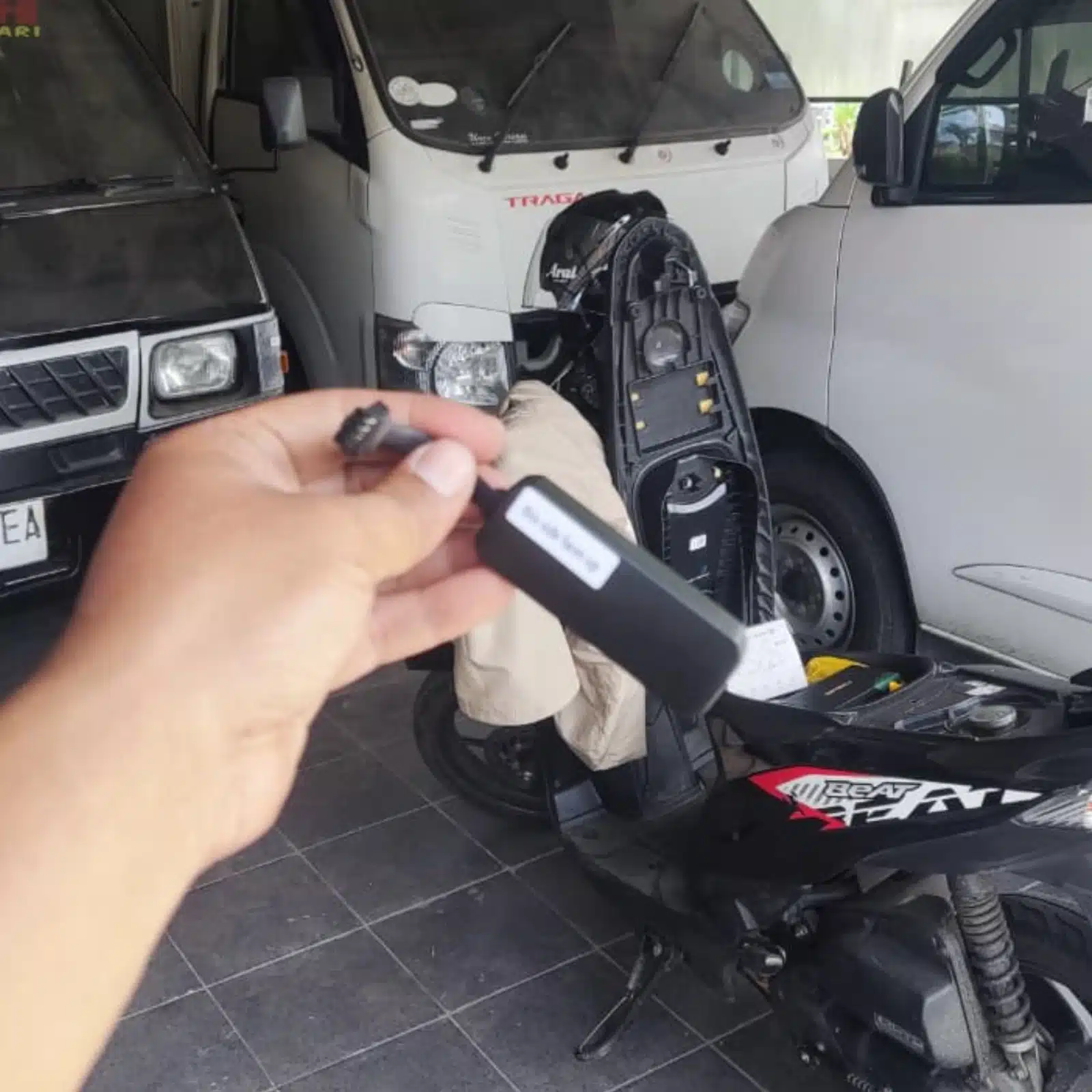 pasang gps motor 1 pasang gps motor 1